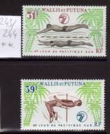 WALLIS Et FUTUNA 1979    Poste Yvert    N° 243 - 244   Neuf  Sans  Charnière Cote 5,50  €uros - Nuevos