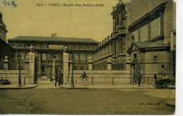 Ecole Des Beaux Arts     Carte Toilée - Enseignement, Ecoles Et Universités