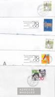 Diverses Lettres Circulées.entre Les Annees 1990 - 2000 Lot N° 29 Exc: N° 2427 - Brieven En Documenten