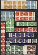 BOHEME & MORAVIE - BÖHMEN & MÄHREN - III REICH / LOT DE 91 TIMBRES EN BANDES, BLOCS ** / 2 SCANS (ref 4280) - Unused Stamps