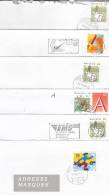 Diverses Lettres Circulées.entre Les Annees 1990 - 2000 Lot N° 31 Exc: N° 2429 - Brieven En Documenten