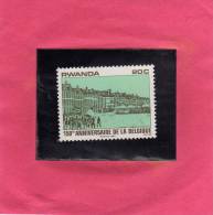 REPUBLIQUE RWANDAISE RWANDA 1980 150th ANNIVERSARY INDEPENDENCE BELGIUM  INDIPENDANCE BELGIQUE ANNIVERSARIO BELGIO MNH - Unused Stamps