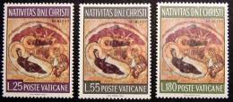 1967 - Vaticano 458/60 Natale   +++++++ - Quadri