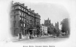 Bristol Royal Hotel College Green 1900 Postcard - Bristol