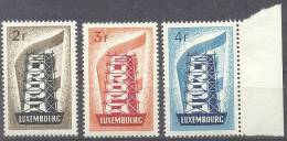 1956 Luxembourg / Luxemburg  CECA / Montanunion Mi 555-7 / Sc 318-20 / YT 514-6 Neuf / MNH /postfrisch - 1956