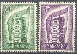 1956  België / Belgique / Belgium / Belgien COB 994-5 / Mi 1043-4 / Sc 496-7 / YT 994-5 Postfis / Neuf / MNH - 1956