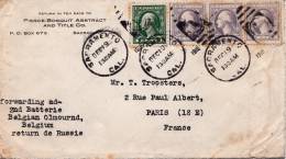 B01-377 Enveloppe US Postage - Envoi De Sacramento Le 19-12-1918 Vers Paris - Covers & Documents