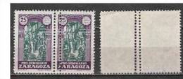 638 - Sello Viñeta Zaragoza Gran Error Dentado,nuevo **.viñetofilia,raro,fisca Les ,beneficos.MNH. - Wohlfahrtsmarken