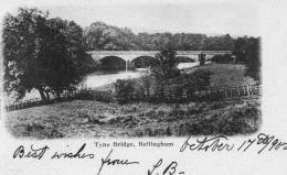 Bellingham Tyne Bridge 1900 Postcard - Otros & Sin Clasificación