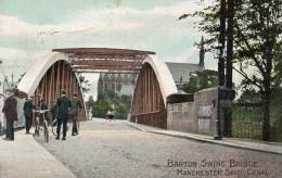 Barton Swing Bridge Manchester Ship Canal 1907 Postcard - Other & Unclassified