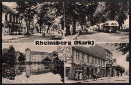 AK Rheinsberg/Mark, Straße Der Jugend, Mühlenstraße, Markt, Gel, 1961 - Rheinsberg