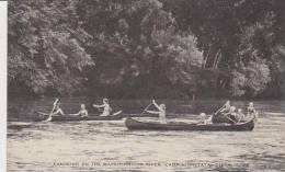 Iowa Dixon Canoeing On The Wapsipinnicon River Camp Minniyata Artvue - Andere & Zonder Classificatie