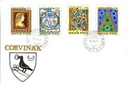 HUNGARY - 1970.FDC Set II.- 43rd Stampday-Initials And Paintings From Bibliotheca Corviniana - FDC