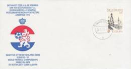 NETHERLANDS 1978 COVER WITH POSTMARK /ZX/ - 1978 – Argentine