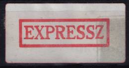 PRIORITY EXPRESS Label - 1980´s Hungary, Ungarn, Hongrie - Used - Timbres De Distributeurs [ATM]