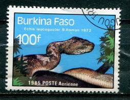 Burkina Faso 1985 - Posta Aérienne YT 302 (o) - Serpent - Burkina Faso (1984-...)