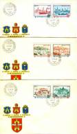 HUNGARY - 1972.FDC Set II.- Centenary Of Unification Of Obuda,Buda And Pest Into Budapest - FDC