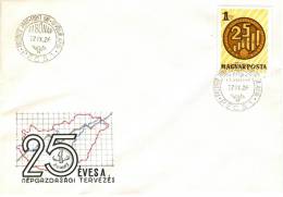 HUNGARY - 1972.FDC - Planned National Economy,25th Anniversary  Mi 2804. - FDC