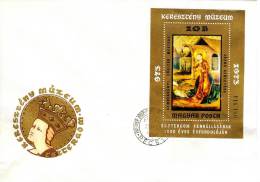 HUNGARY - 1973.FDC Sheet  - Paintings From Christian Museum,Esztergom Mi:Bl.102 - FDC