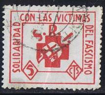 SOCORRO ROJO INTERNACIONAL S.R.I.  Solidaridad Con Las Victimas Del Fascismo  5 Cts - Viñetas De La Guerra Civil