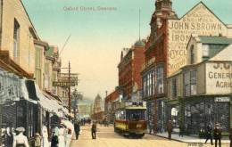 Swansea Oxford Street Tram 1905 Postcard - Glamorgan