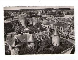 Cp , 91 , DOURDAN , Château , Vu Du Haut De L'église , écrite 1956 , Ed : Alfa - Dourdan