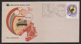 INDIA 1984  Bhilai Steel Plant  Producing  Raw Steel   Kingfisher Bird  Special Cover #  45229 Indien Inde - Briefe U. Dokumente