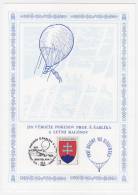 1994 Slovakia. Commemorative Print, Letter, Cover Stamps. Prof Sablik, Baloon.   (E03087) - Lettres & Documents