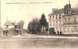 27 BOURGTHEROULDE ROUTE DE ROUEN GENDARMERIE 1917 - Bourgtheroulde