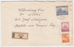 1941 Bohemia & Moravia Registered Cover, Letter. Kotzerad, Chocerady 1.X.41. (D03129) - Brieven En Documenten