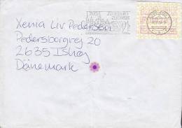 Switzerland Deluxe ZUG Slogan 1992 Cover Brief Lettre To ISHØJ ISHOEJ Denmark ATM / Frama Timbre D'automate - Automatic Stamps