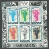 Barbade BF N° 14 / 15 XX "London 1980", Exposition Philatélique Internationale, Les 2 Blocs Sans Charnière TB - Barbades (1966-...)