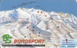 Bulgaria, Mobika, P-059, Mountain Resorts, Borosport, 2 Scans - Bulgarien