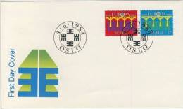 FDC EUROPA 1984   NORVEGE OSLO  # C E P T # - FDC