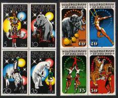 CIRQUE - CIRCUS - ZIRKUS / ALLEMAGNE 2 BLOCS DE 4  **  / COTE 45.00 EUROS (ref 4289) - Circus