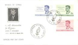 Zypern / Cyprus - Mi-Nr 247/249 FDC  (L506) - Storia Postale