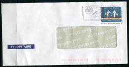 25.2.08  - Entier Postal "P&T Votre Trait D'union" Sur Enveloppe à Fenêtre - Postwaardestukken