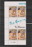 POLYNÉSIE  Année  1989 COINS DATES N° Y/T : 346A** Côte : 144 € - Unused Stamps
