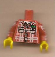 LEGO 973px749 Torsoplaid Red Minifig Torso - Poppetjes
