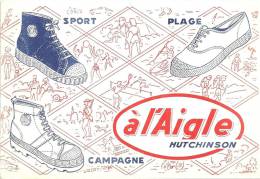 Buvard Chaussures Sport Plage Campagne   à L'aigle  Caoutchouc Hutchinson - Chaussures