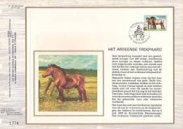 Carte Max CEF 1810 Het Ardeense Trekpaard - Oostduinkerke - 1971-1980