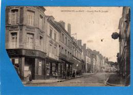 76 NEUCHATEL-en-BRAY - Grande Rue St Jacques - Nombreux Commerces -CPA  Année1921 Animée - Neufchâtel En Bray