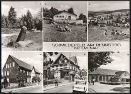 AK Schmiedefeld, Rennsteigheim, Pechhütte, FDGB-Kulturhaus, Gel, 1976 - Schmiedefeld