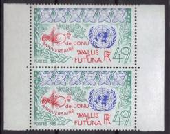 WALLIS Et FUTUNA 1985  Poste Yvert  PAIRE  N° 332   Bdf X2 Neuf  Sans  Charnière Cote 5  €uros --- L U X E --- - Unused Stamps