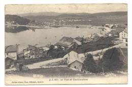 Le Lieu (Suisse, Vaud) :Scierie Et Vue Générale En Direction Du Pont En 1910 (animée). - Le Lieu