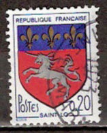 Timbre France Y&T N°1510 (03) Obl - Blason De Saint-Lô - 20 C.  Multicolore. Cote 0.15 € - 1941-66 Escudos Y Blasones