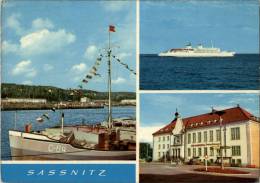 AK Saßnitz, MS Saßnitz, Seemannsheim, Gel, 1968 - Sassnitz