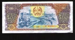 Billet De Banque Nota Banknote Bill 500 KIPS LAOS 1988 - Laos