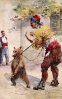 CONSTANTINOPLE : MONTREUR D' OURS - ÉDITION D'ART DE L'ORIENT / E. F. ROCHAT - ANNÉE ~ 1910 (n-483) - Bears