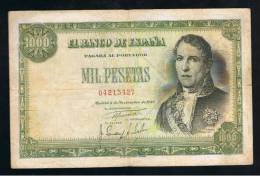 BILLETE ESPAÑA -  1000 Pesetas  1949 - Autres & Non Classés